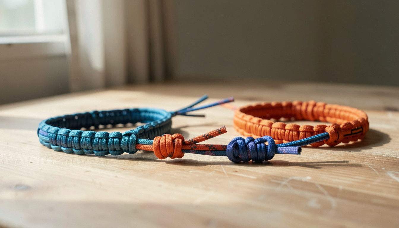 Paracord knot guides